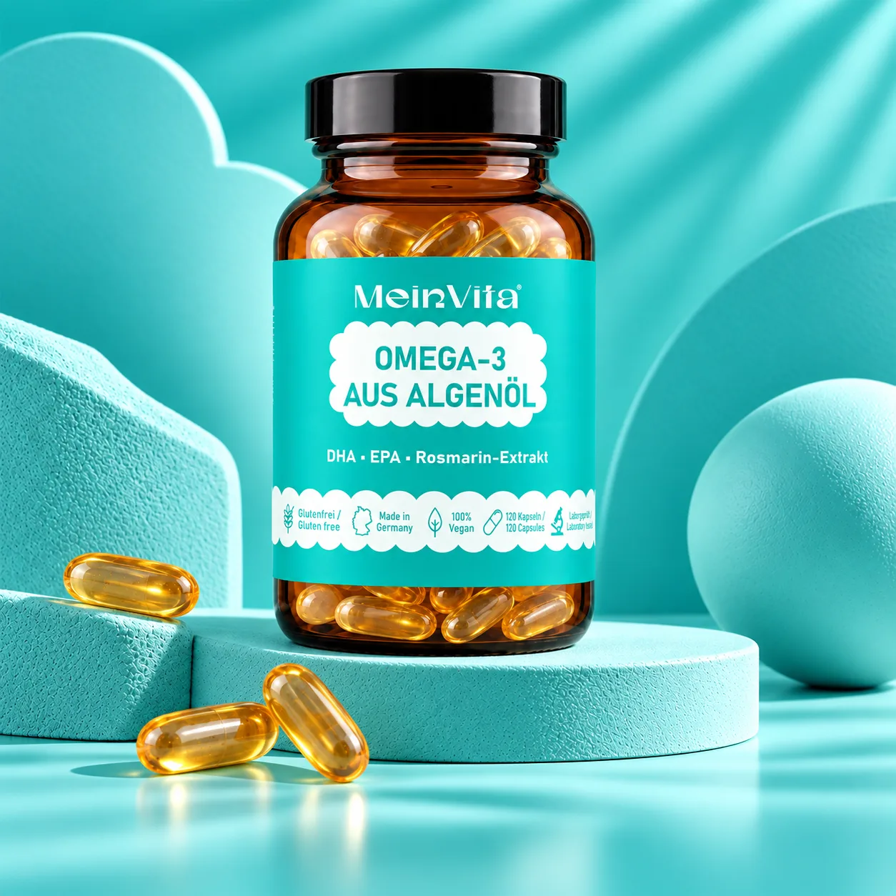 MeinVita Omega-3 aus Algenöl in der Markenwelt